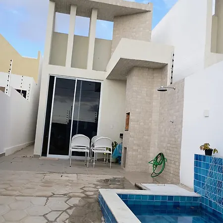 Casa Com Piscina E Churrasqueira 5 Minutos Da Praia, 1 Quarto Com Cama De Casal E Segundo Quarto Com Duas Camas Infantis Conde  Exterior photo